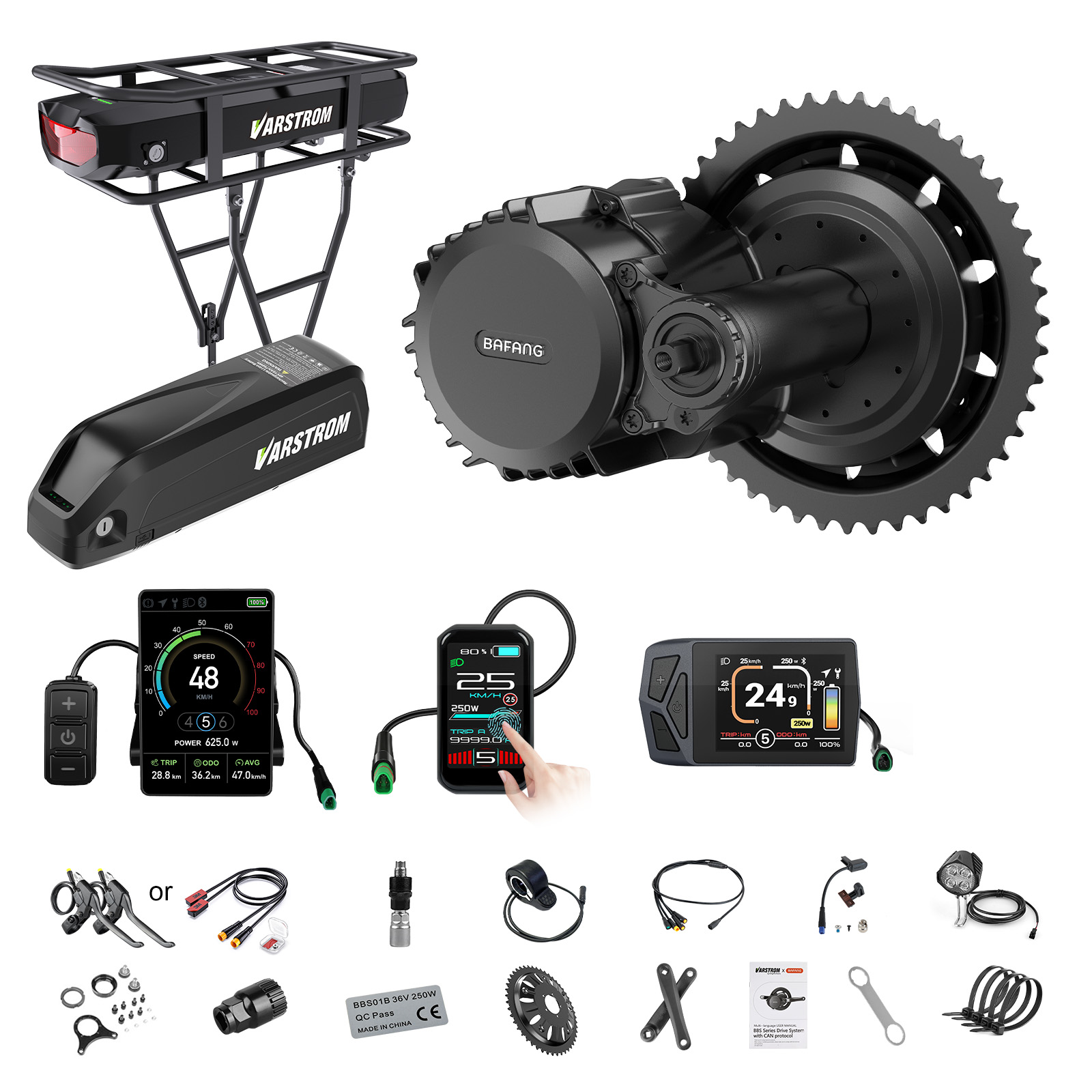 [US Shipping] Bafang Motor 750 - Torque Sensor Mid Drive Motor Kit 评论和价格