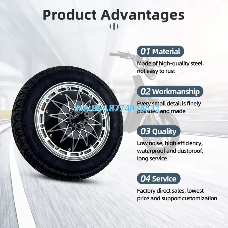 Wmwmnu for 12 Inch Bldc Hub Mo - 5000W Hub Motor Kit 72V 评论和价格